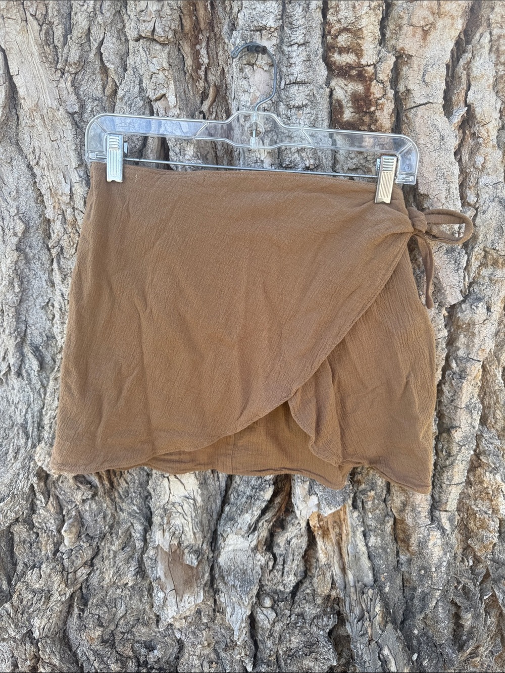 soli ethically made in Nicaragua mini wrap skirt